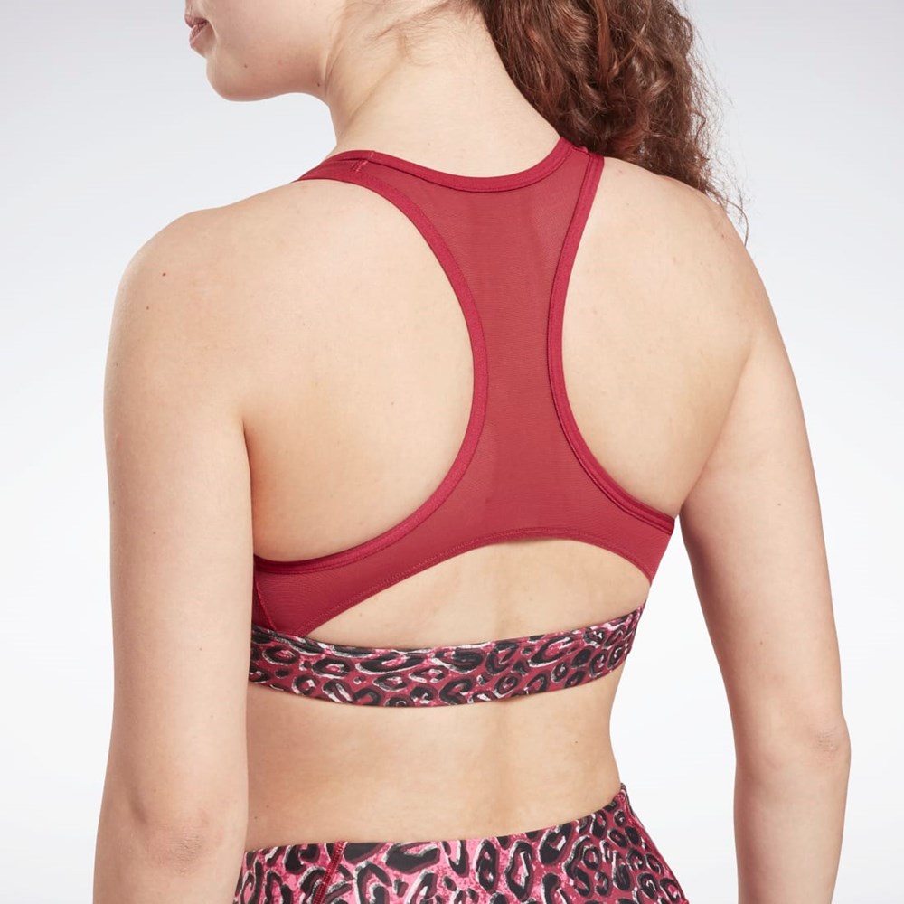 Reebok Lux Racer Vadderad Sports Bra Punch Berry | UGYCB-1093