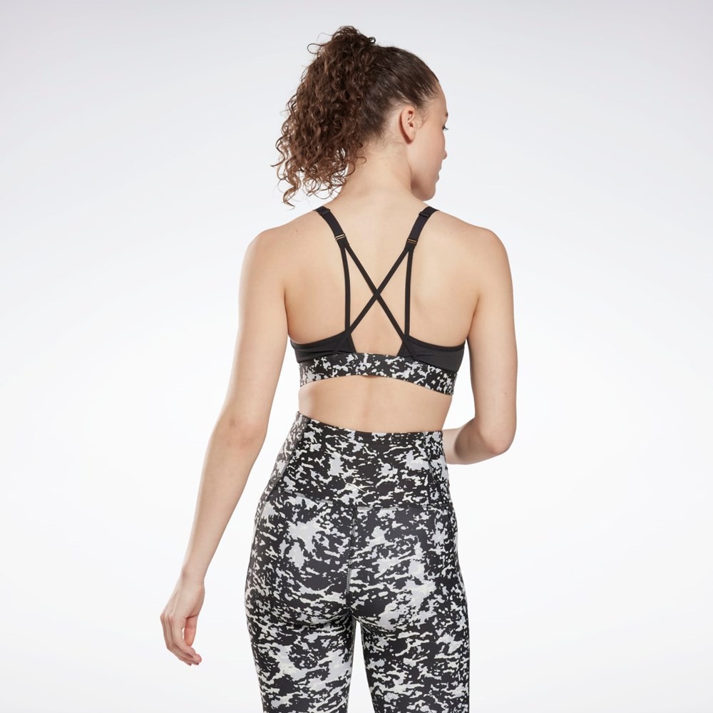 Reebok Lux Speckle Modern Safari Snörade Bra Svarta | FMYHV-7162