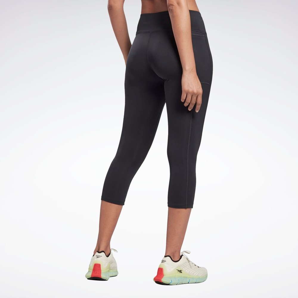 Reebok Löpar Essentials 3/4 Tights Svarta | KUPOM-0927