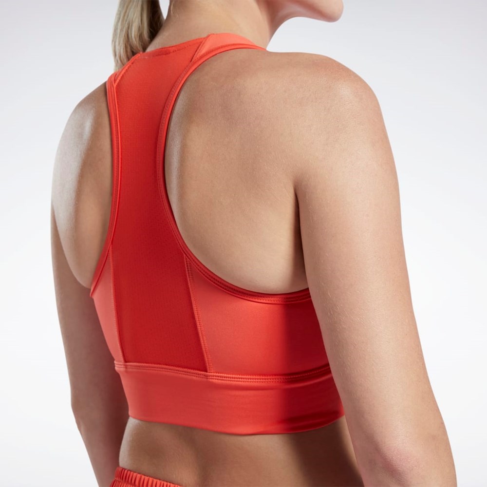 Reebok Löpar Essentials High-Impact Bra Röda | KYOPG-6850