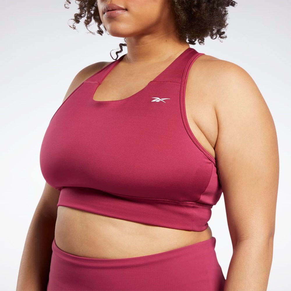 Reebok Löpar Essentials Sports Bra (Plus Size) Punch Berry | BPZVM-3901