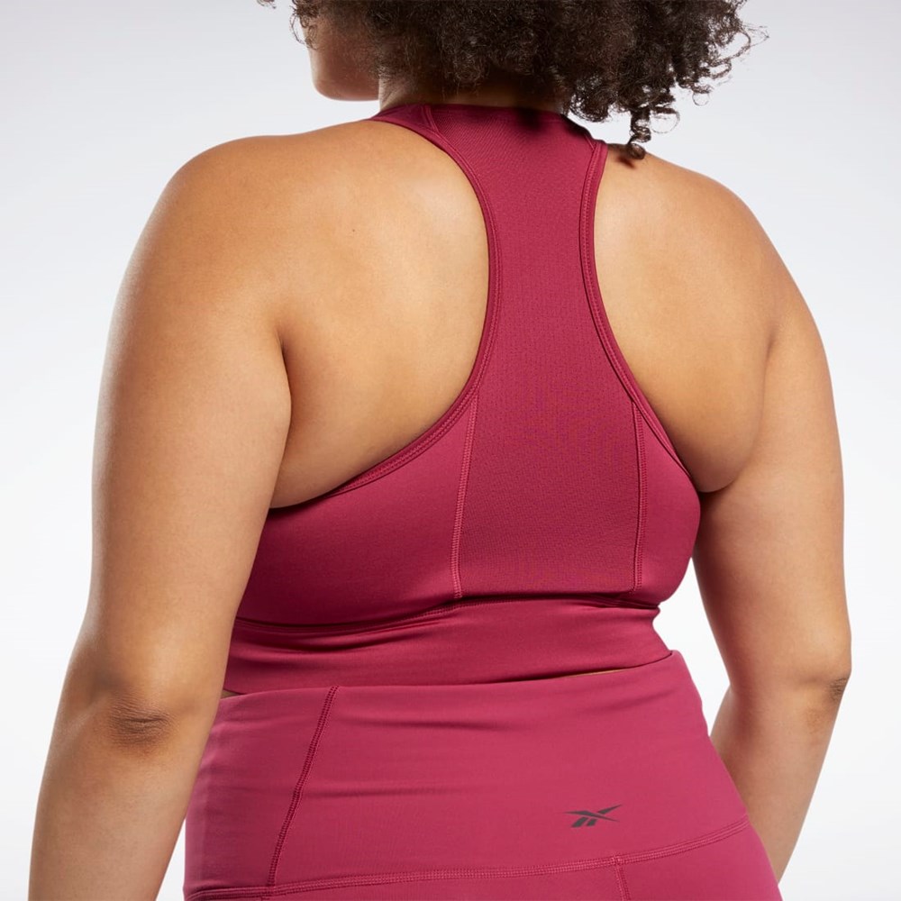 Reebok Löpar Essentials Sports Bra (Plus Size) Punch Berry | BPZVM-3901