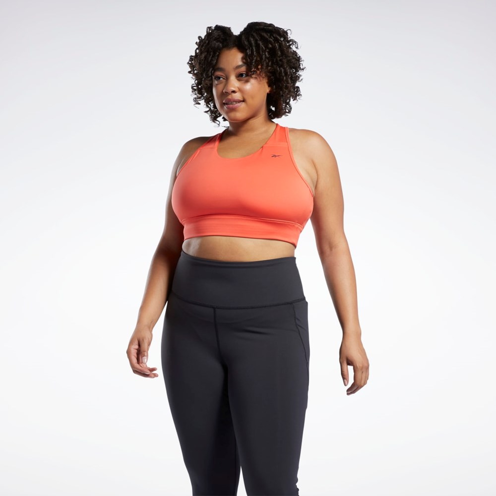 Reebok Löpar Essentials Sports Bra (Plus Size) Röda | JVQMN-9672