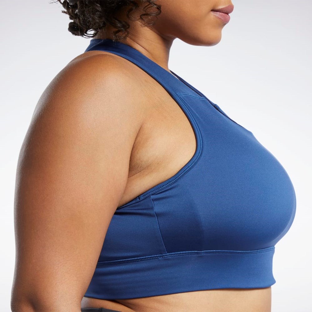 Reebok Löpar Essentials Sports Bra (Plus Size) Blå | TOFJK-1746