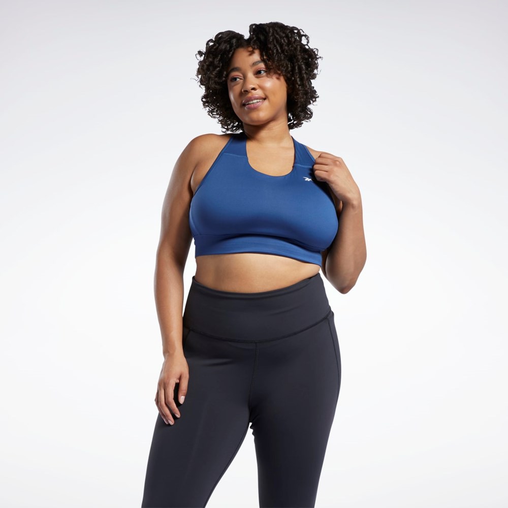 Reebok Löpar Essentials Sports Bra (Plus Size) Blå | TOFJK-1746