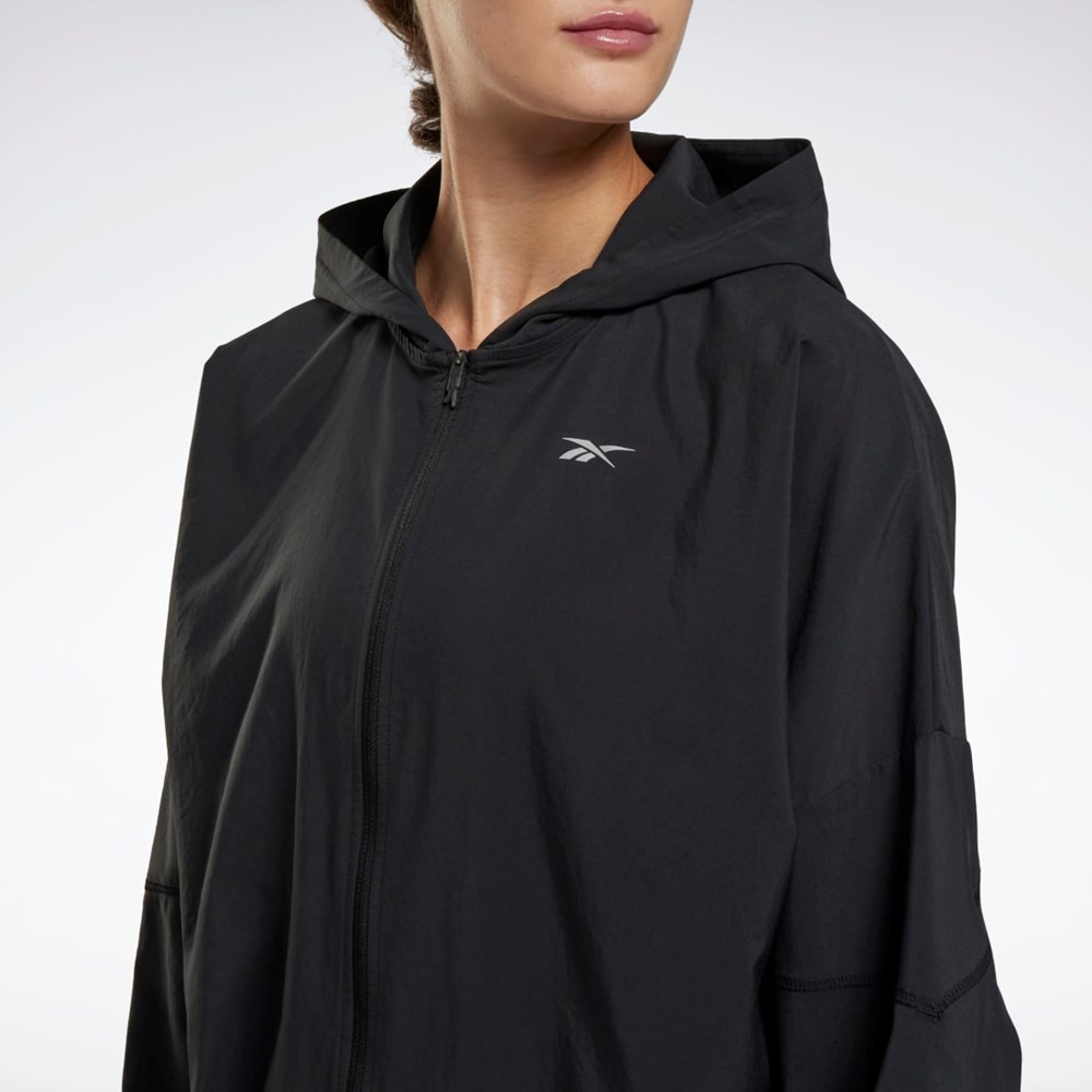 Reebok Löpar Jacket Svarta | XBPYE-5231