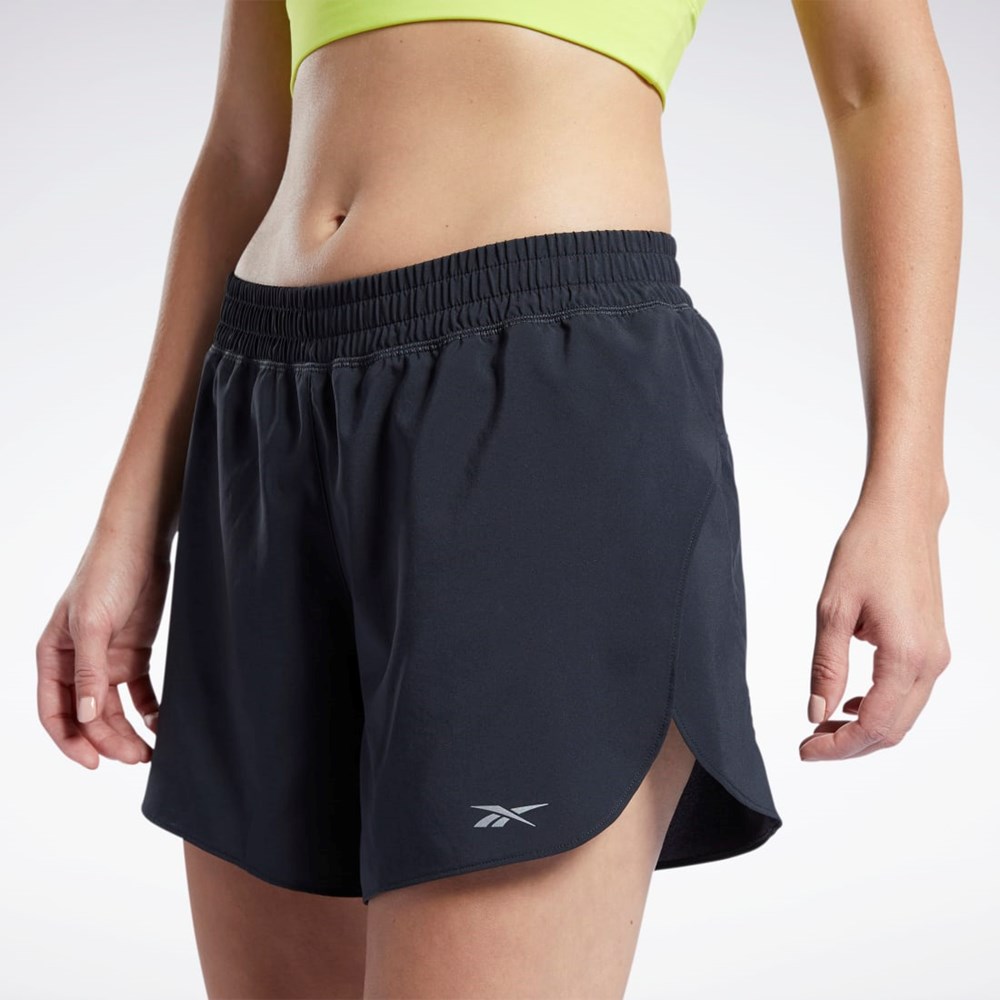 Reebok Löpar Shorts Svarta | VRTOY-1593