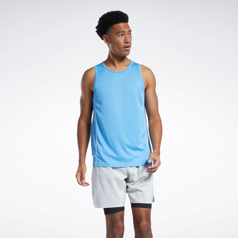 Reebok Löpar Speedwick Singlet Blå | GKJNM-2719