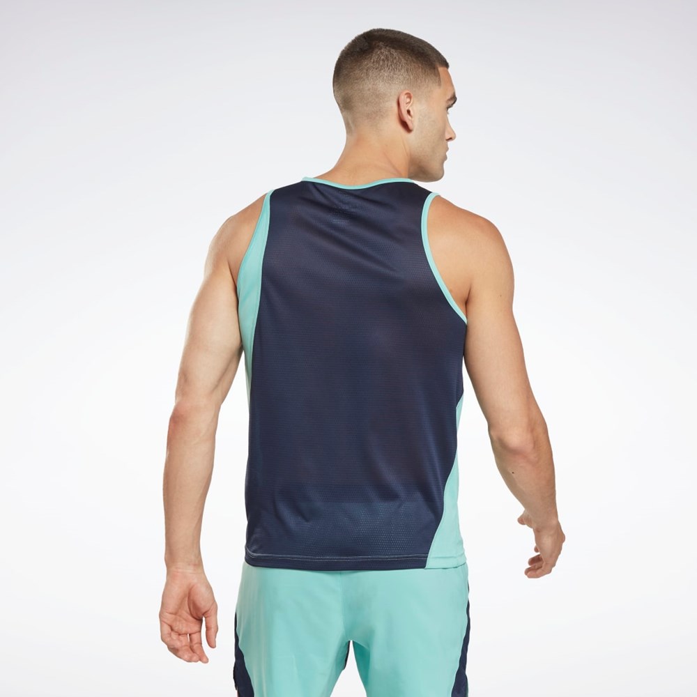 Reebok Löpar Speedwick Singlet Semi Classic Teal | SWARQ-1428