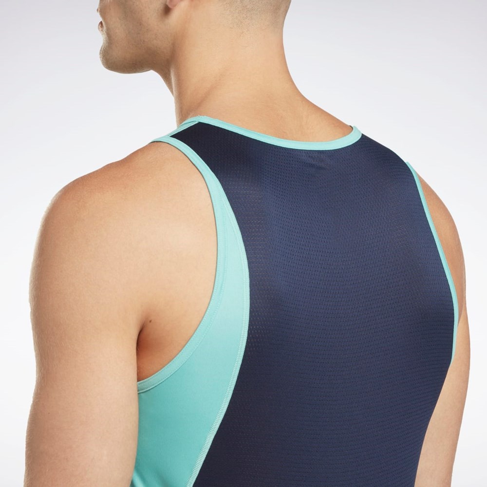 Reebok Löpar Speedwick Singlet Semi Classic Teal | SWARQ-1428