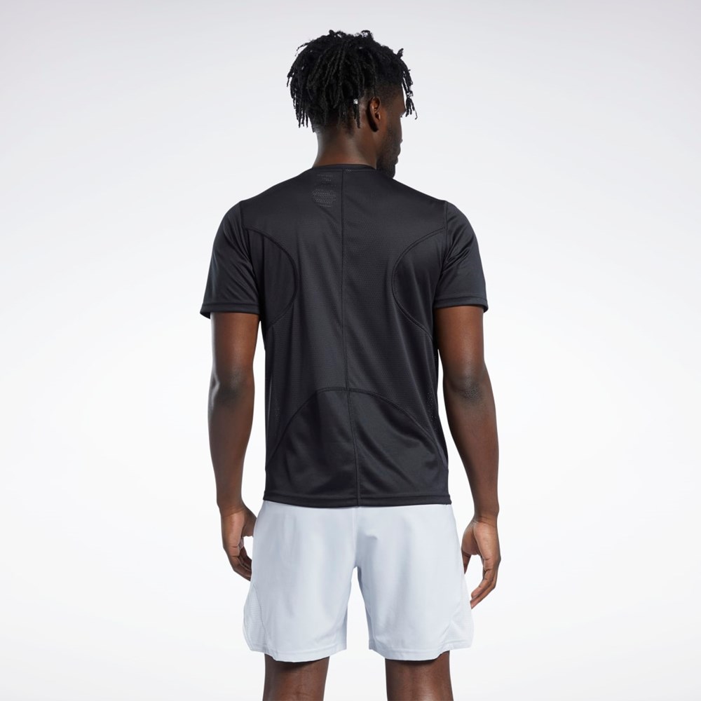 Reebok Löpar Speedwick T-Shirt Svarta | PXMBJ-7182