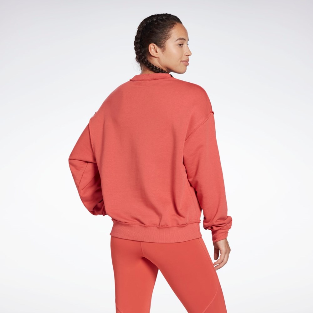 Reebok MYT Crew Sweatshirt Rhodonite | GEHLO-7629