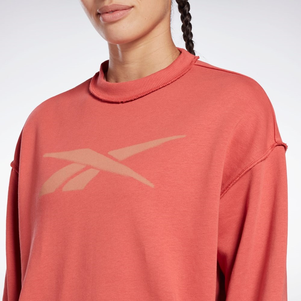 Reebok MYT Crew Sweatshirt Rhodonite | GEHLO-7629