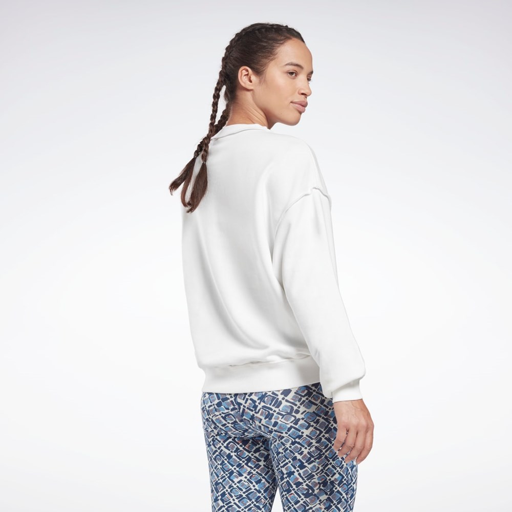 Reebok MYT Crew Sweatshirt Vita | IGFXU-3021