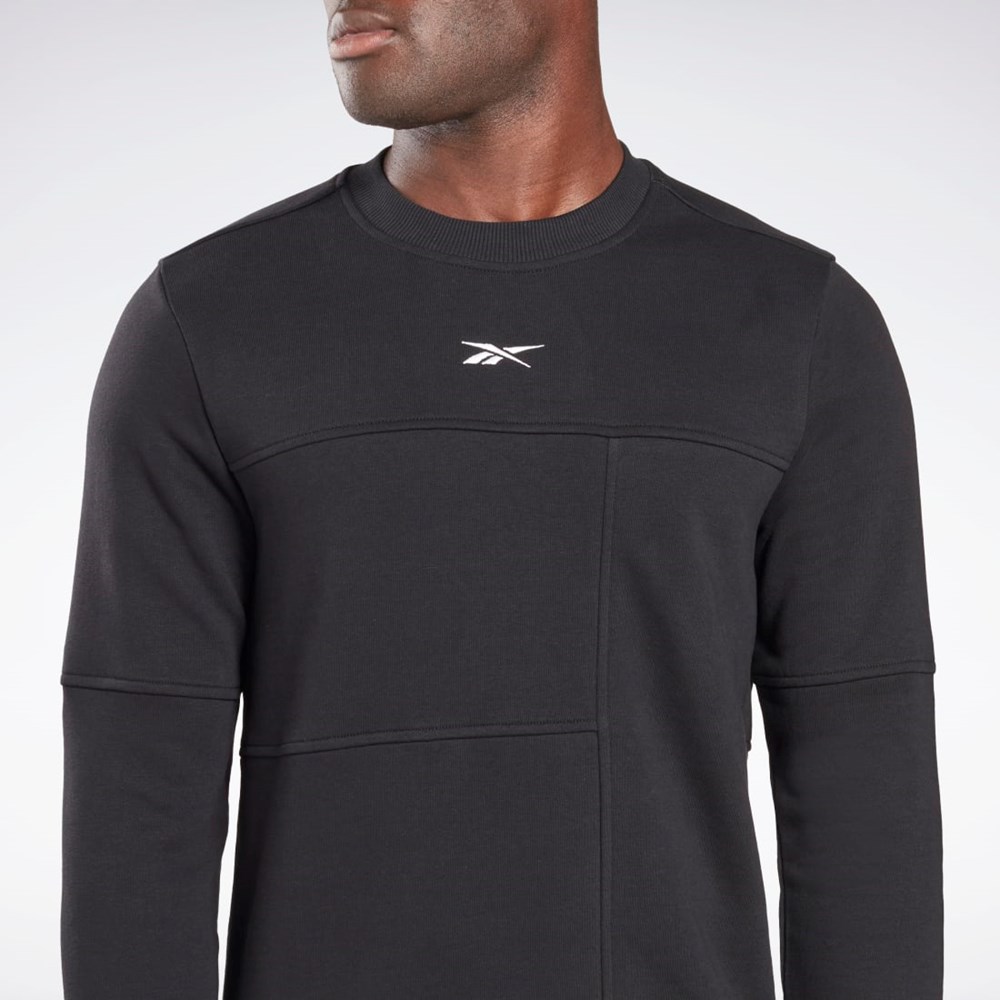 Reebok MYT Minimal Waste Crew Sweatshirt Svarta | WTYRC-6893