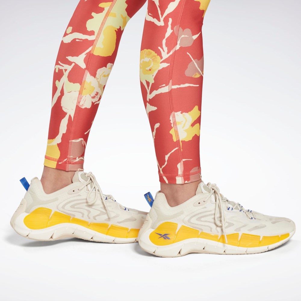 Reebok MYT Printed Leggings Rhodonite | VWAEG-6972