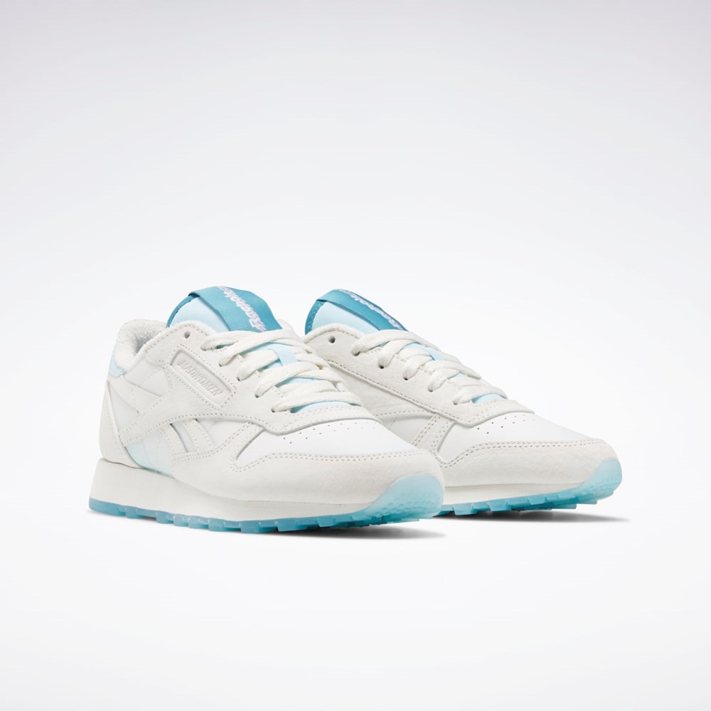 Reebok MadWomen Classic Leather Shoes Blå | SKXCL-3179