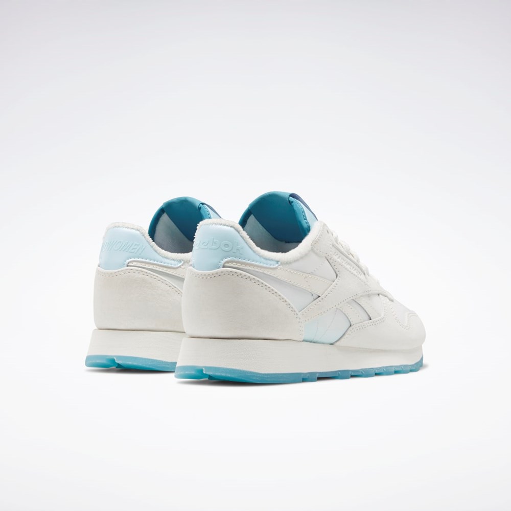 Reebok MadWomen Classic Leather Shoes Blå | SKXCL-3179