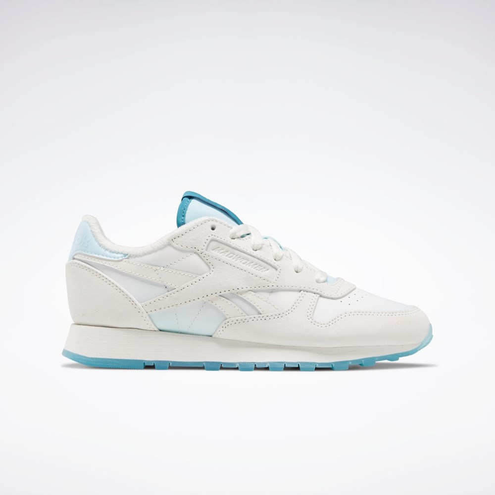 Reebok MadWomen Classic Leather Shoes Blå | SKXCL-3179