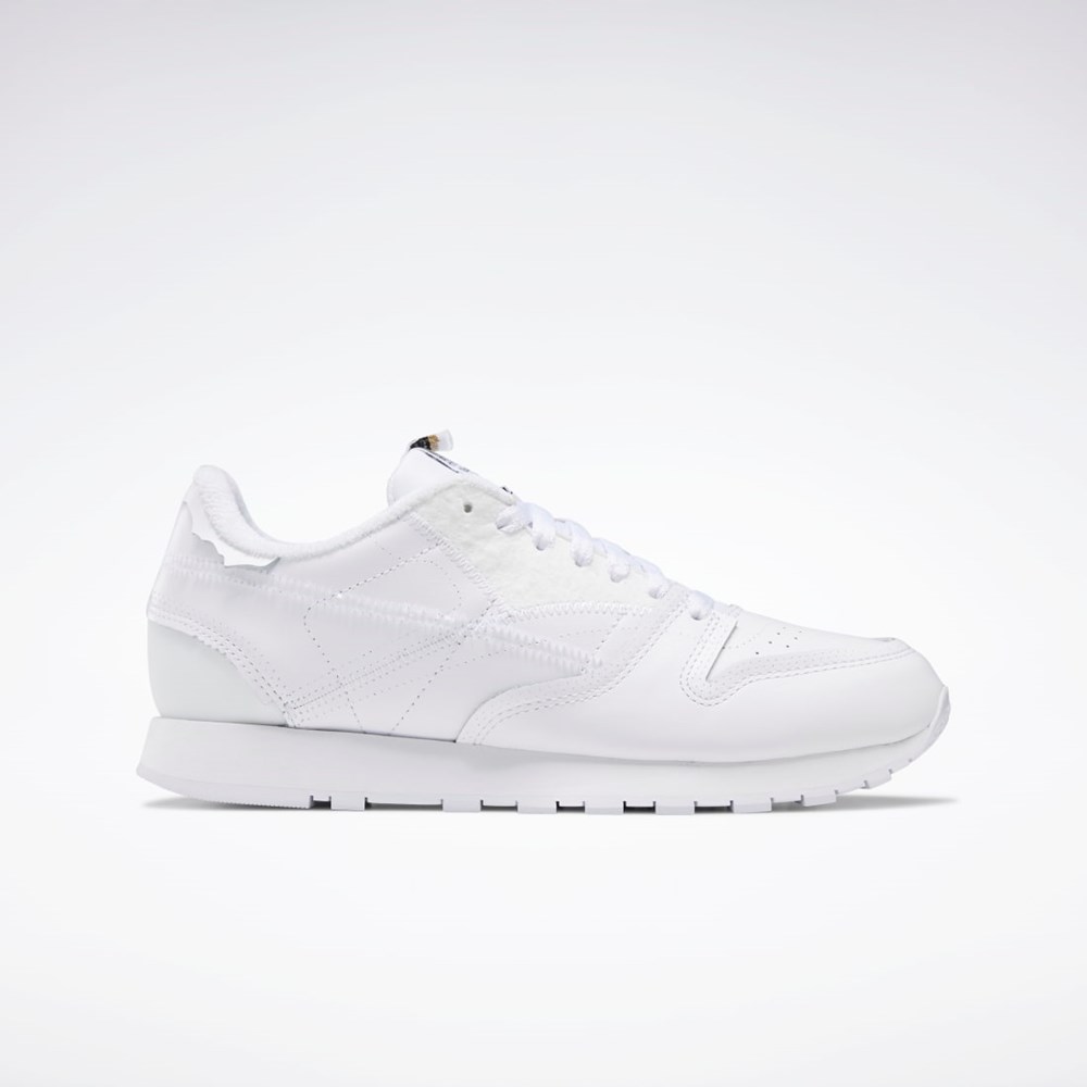 Reebok Maison Margiela CL Memory of Shoes Vita Svarta Vita | BXSYC-0471