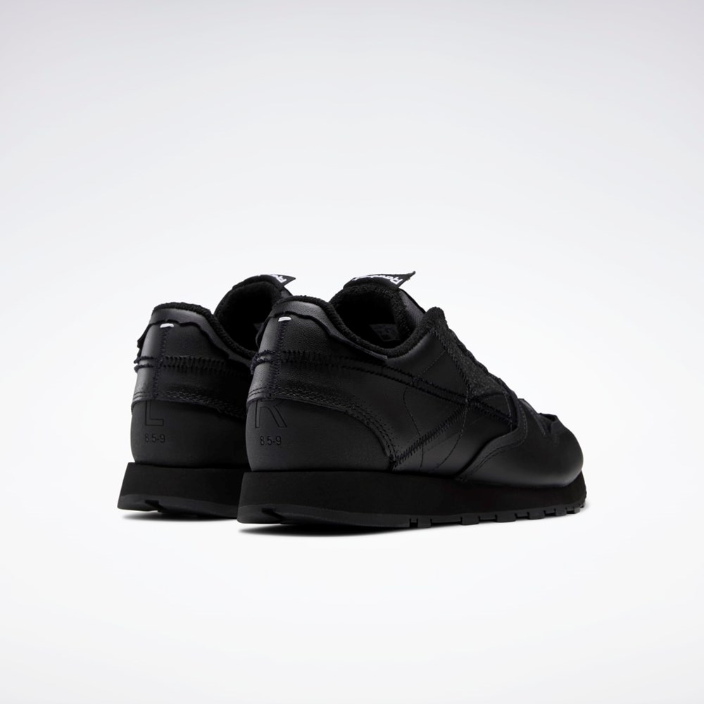 Reebok Maison Margiela CL Memory of Shoes Svarta Vita Svarta | TAYCS-0413