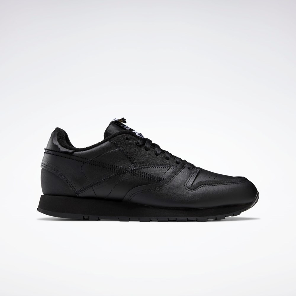 Reebok Maison Margiela CL Memory of Shoes Svarta Vita Svarta | TAYCS-0413