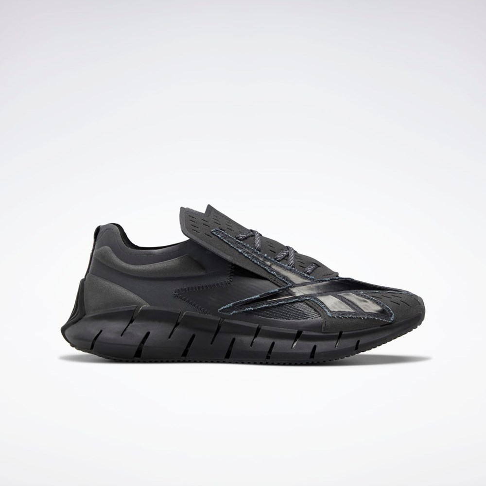 Reebok Maison Margiela Zig 3D Storm Memory Of Shoes Svarta Grå Vita | RNFUQ-1097