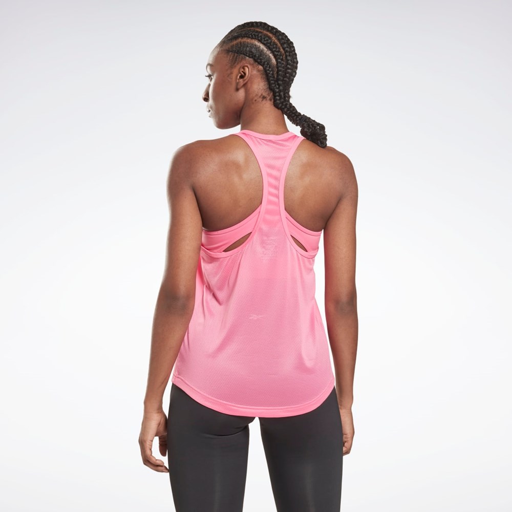 Reebok Mesh Back Tank Top Rosa | TWKOA-5786