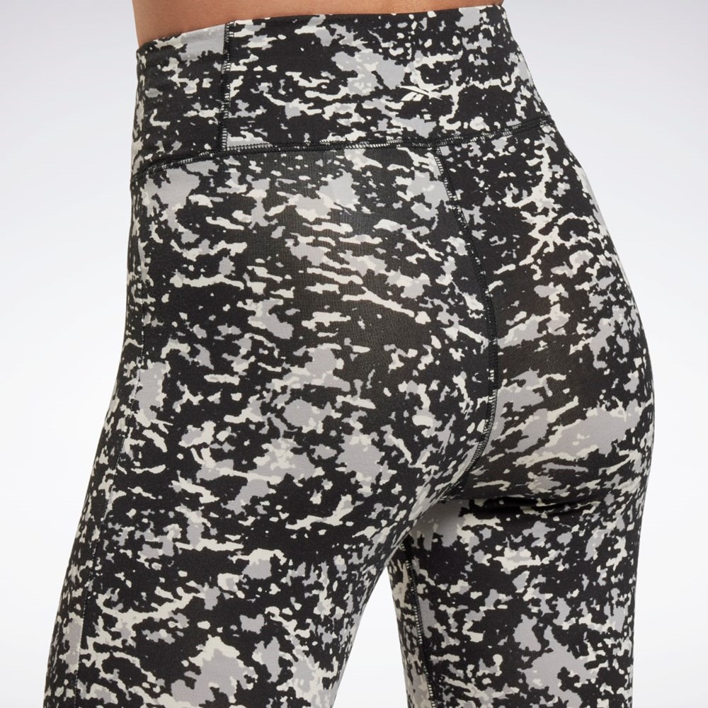 Reebok Modern Safari Bomull Leggings Svarta | CGJXB-9173