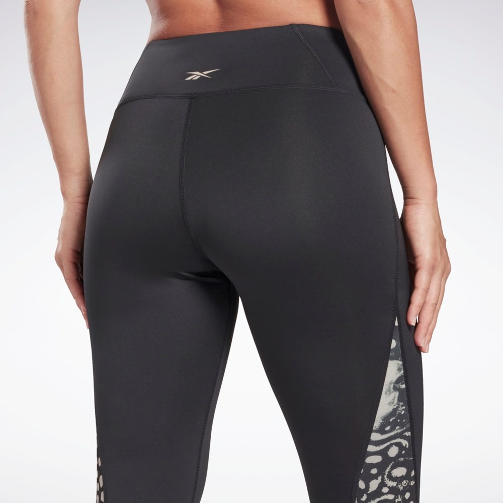 Reebok Modern Safari Leggings Svarta | KEZPM-6475