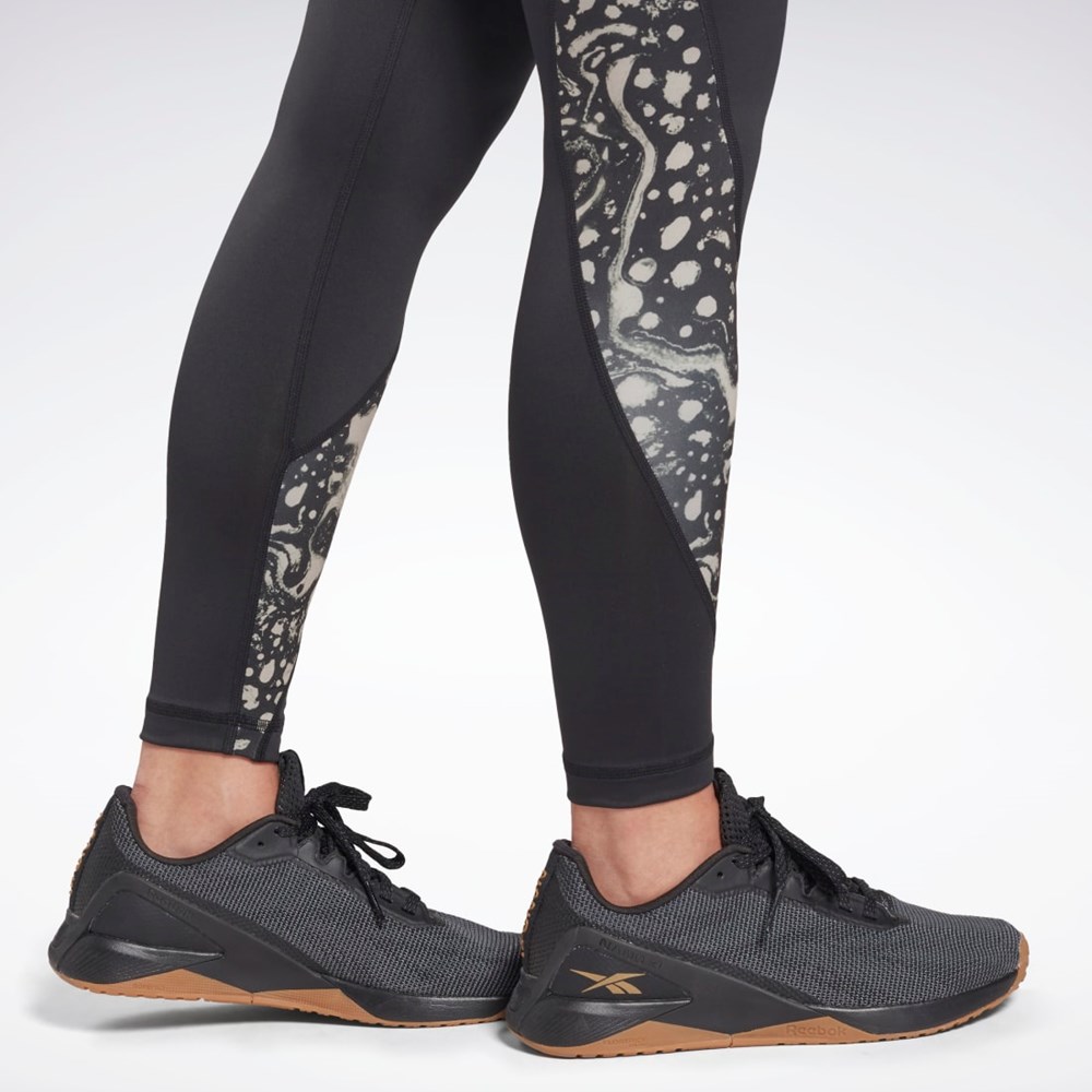 Reebok Modern Safari Leggings Svarta | KEZPM-6475