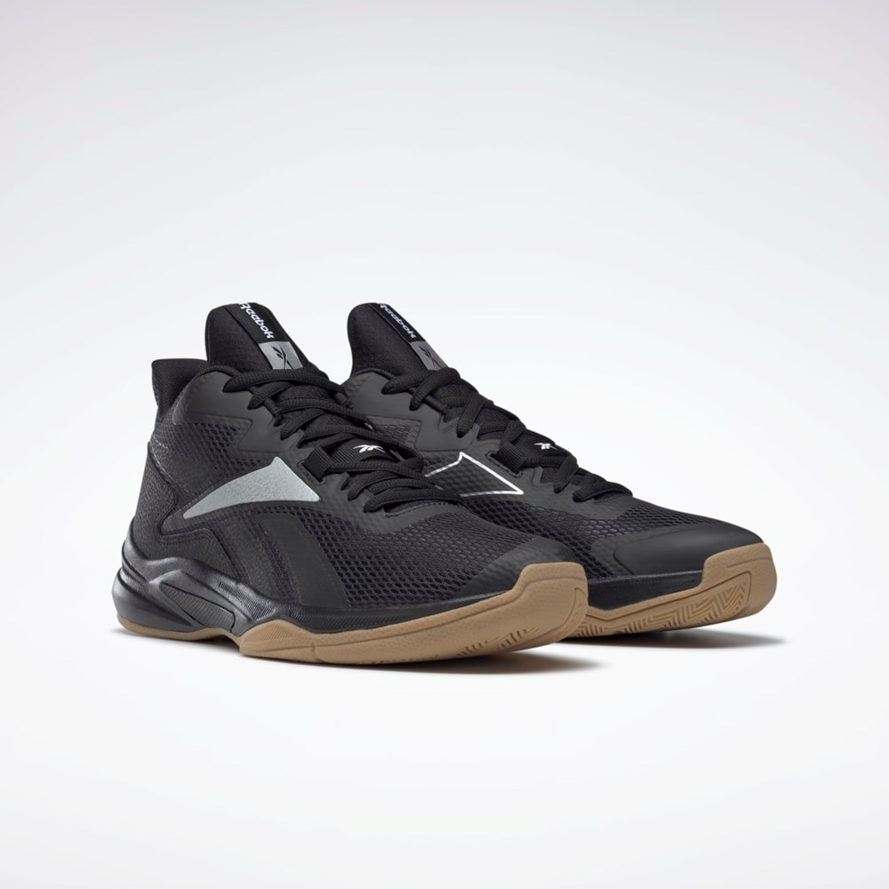 Reebok More Buckets Basketball Shoes Svarta Silver Vita | LFZND-8641