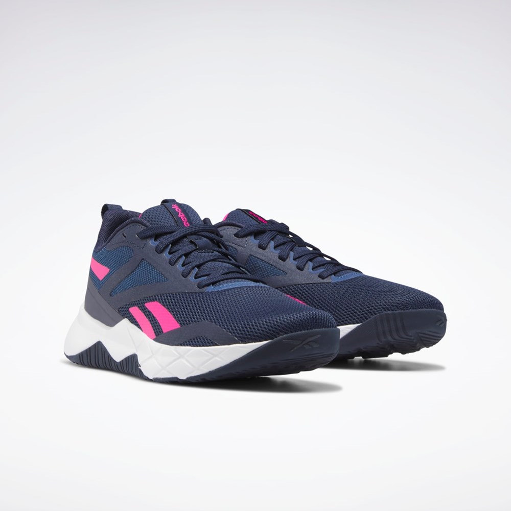 Reebok NFX Tränings Shoes Marinblå Blå Rosa | JVDSF-7102