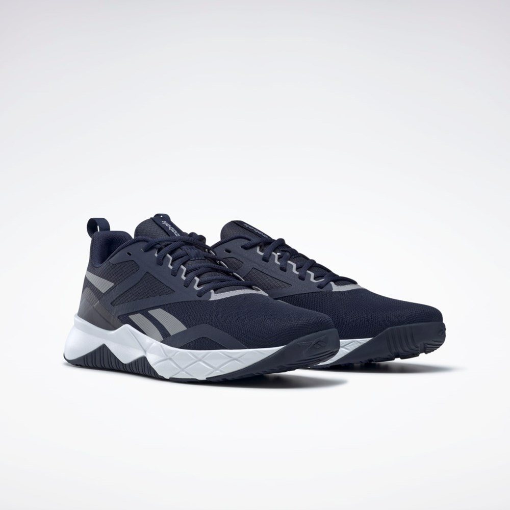 Reebok NFX Tränings Shoes Marinblå Grå Vita | GYJTZ-3087