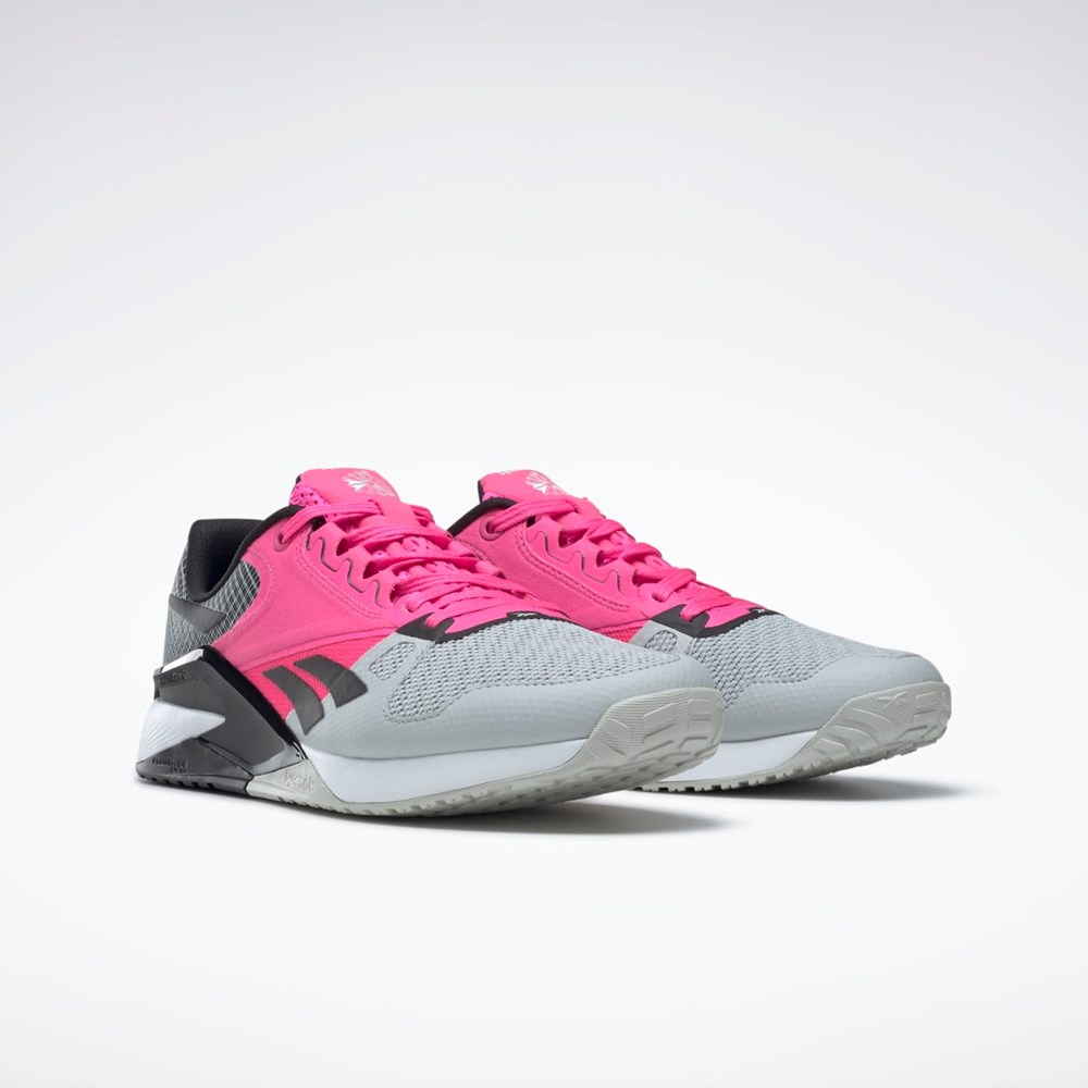 Reebok Nano 6000 Tränings Shoes Grå Rosa Svarta | GEZSV-0169