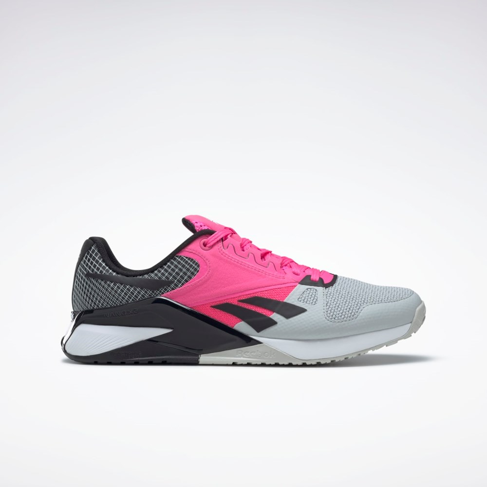 Reebok Nano 6000 Tränings Shoes Grå Rosa Svarta | KLTER-5916