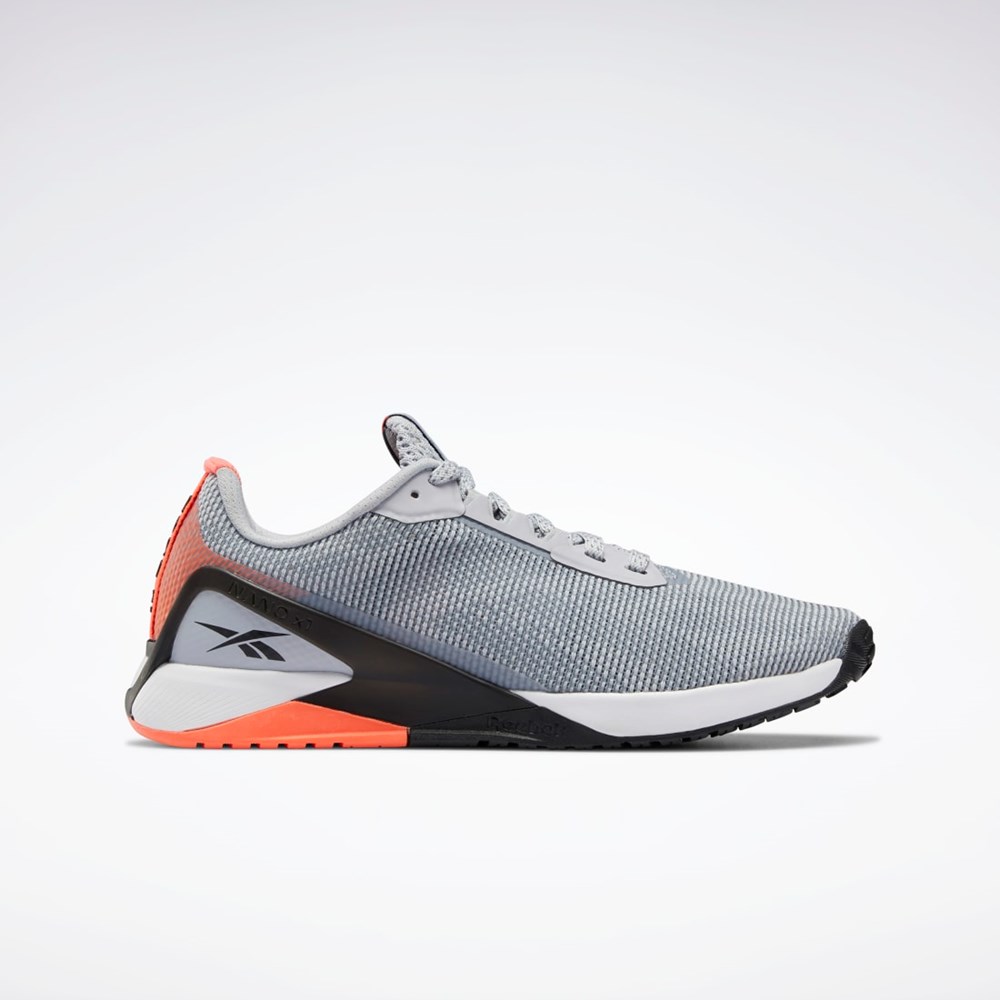 Reebok Nano X1 Grit Tränings Shoes Grå Svarta Orange | IRCFP-8574