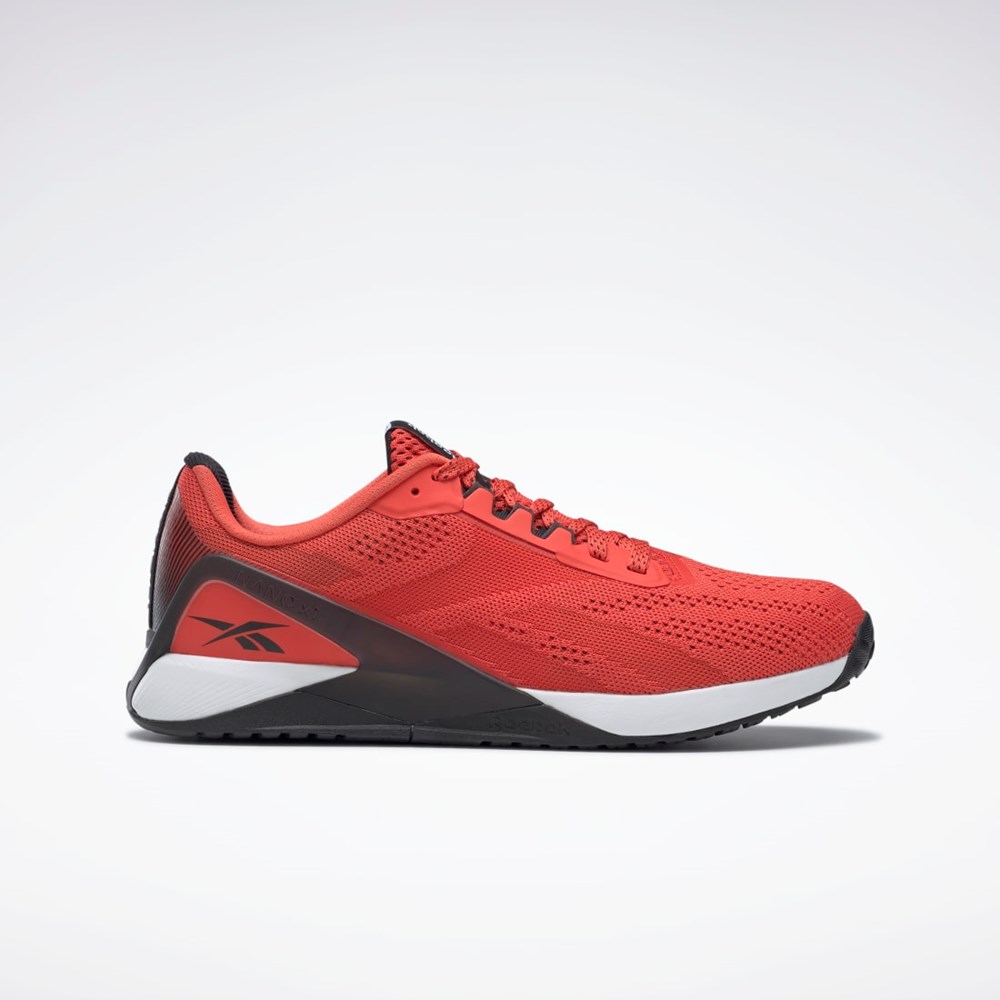 Reebok Nano X1 Tränings Shoes Röda Vita Svarta | WOBSR-1354