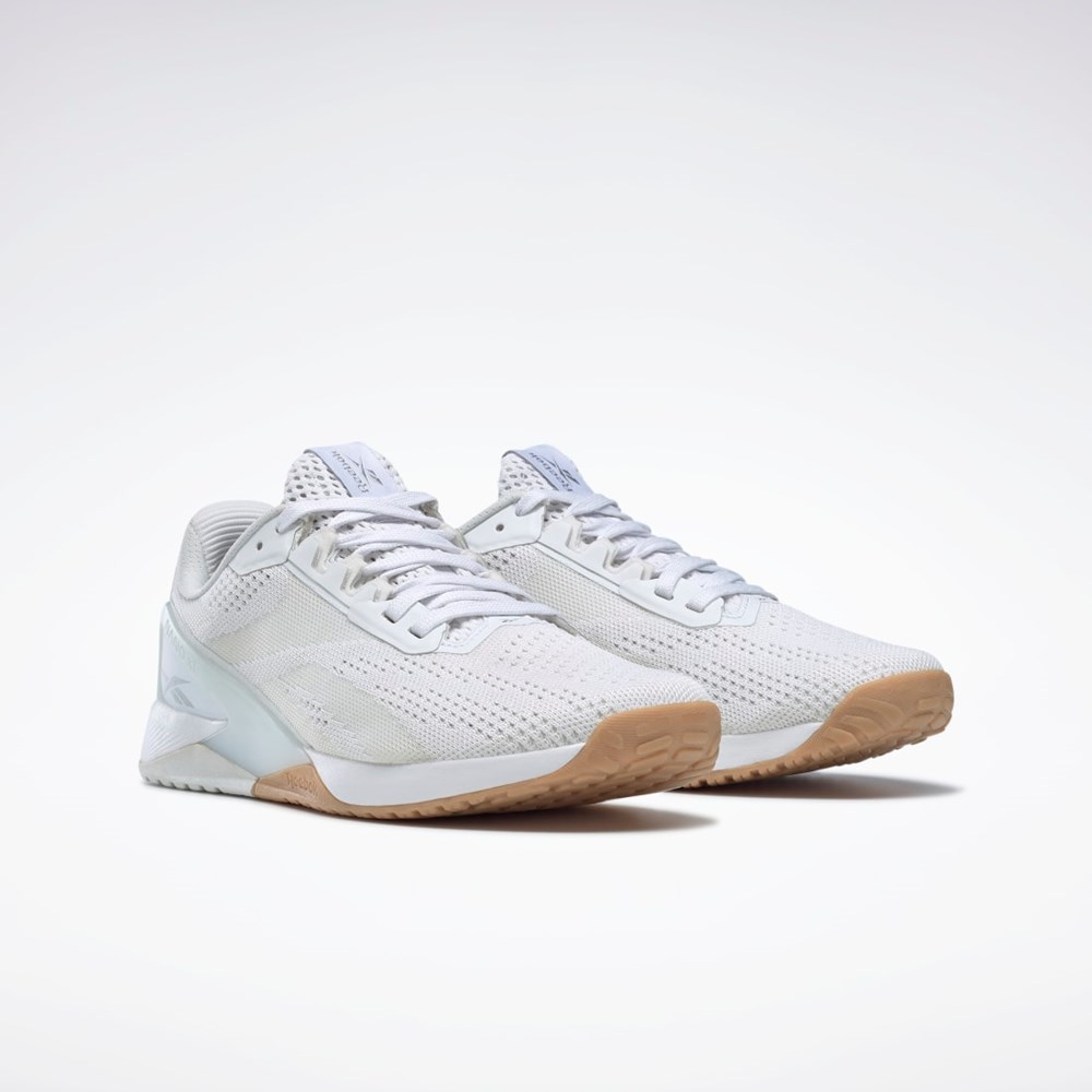 Reebok Nano X1 Tränings Shoes Vita Grå | XZHTE-0831