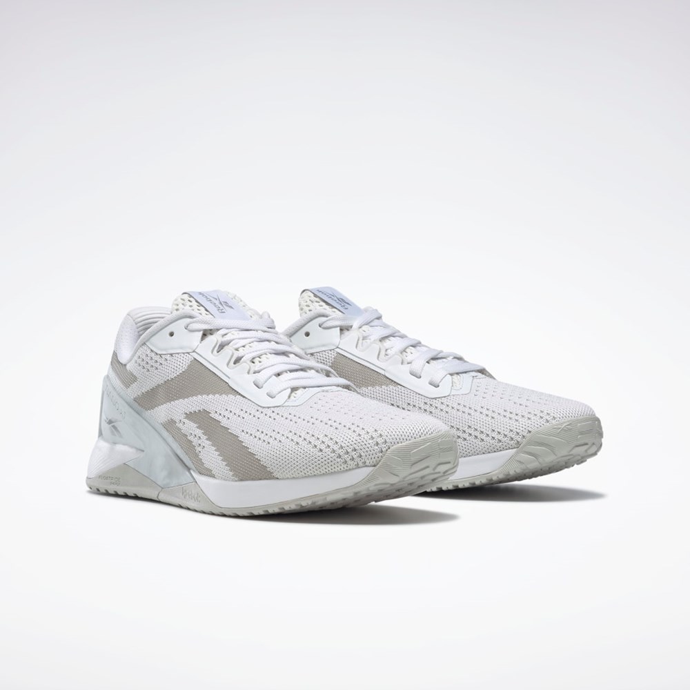 Reebok Nano X1 Tränings Shoes Vita Vita Grå | BQOJD-1582