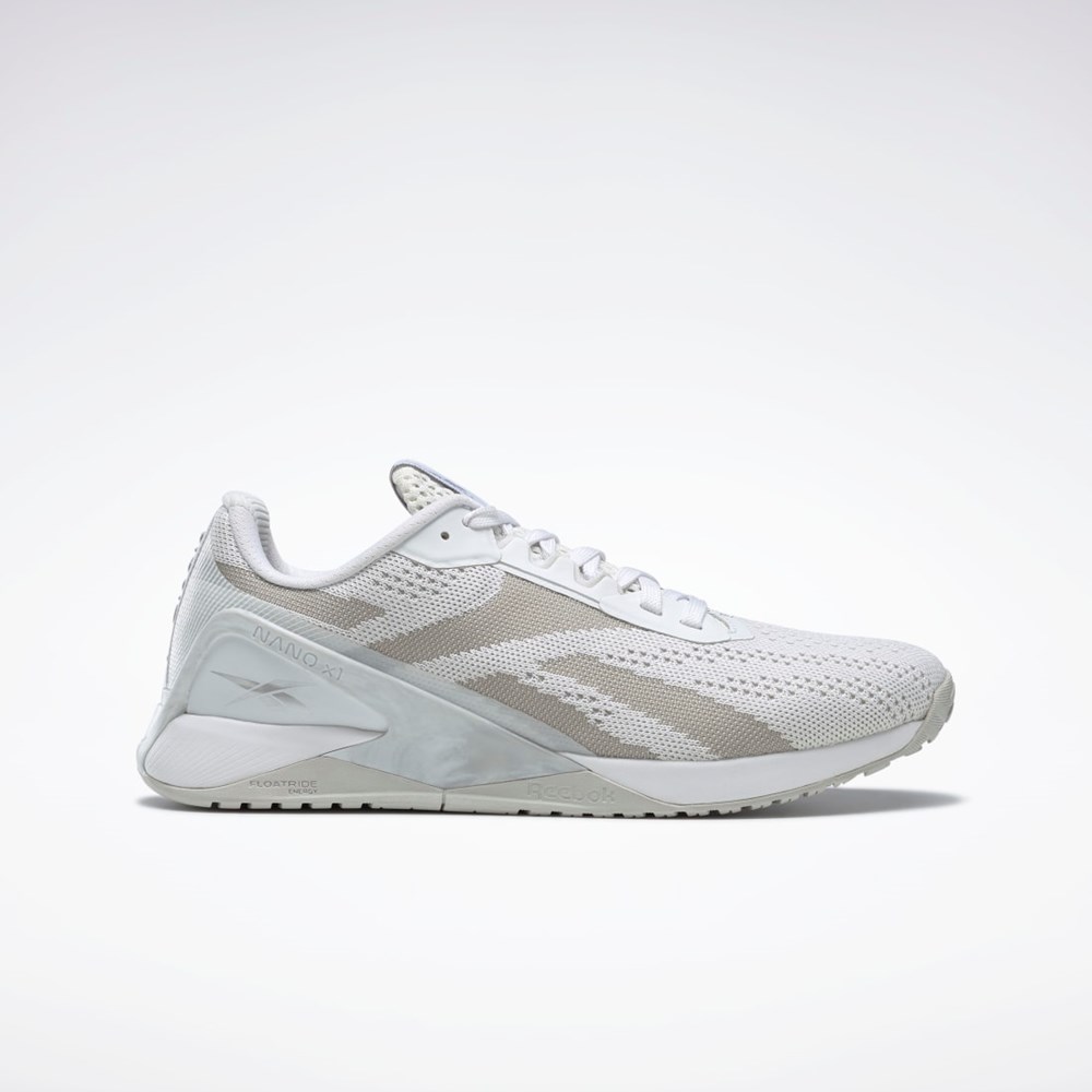 Reebok Nano X1 Tränings Shoes Vita Vita Grå | BQOJD-1582