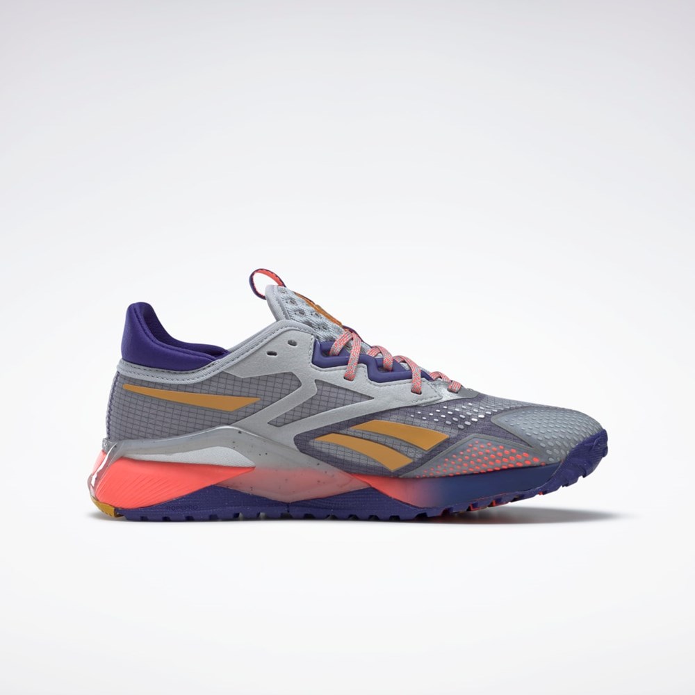 Reebok Nano X2 TR Adventure Tränings Shoes Grå Lila Orange | BUJQI-7903