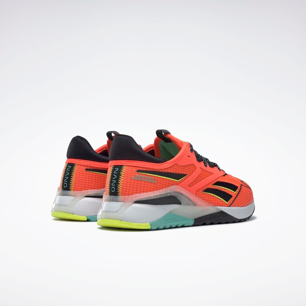 Reebok Nano X2 TR Adventure Tränings Shoes Orange Svarta Gula | IEQKB-5107