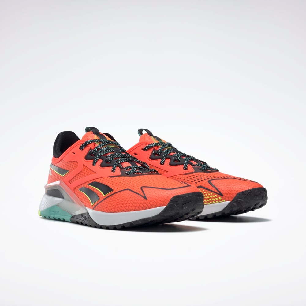 Reebok Nano X2 TR Adventure Tränings Shoes Orange Svarta Gula | YUWJM-8419