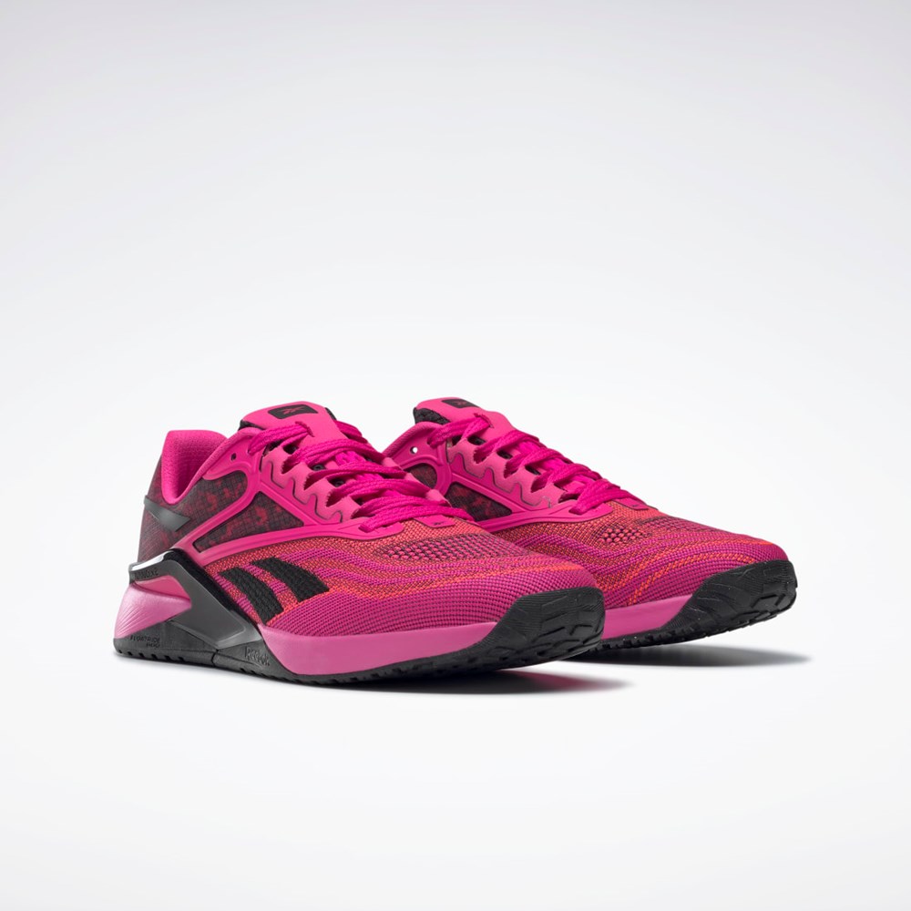 Reebok Nano X2 Tränings Shoes Rosa Svarta | FCNIL-0543