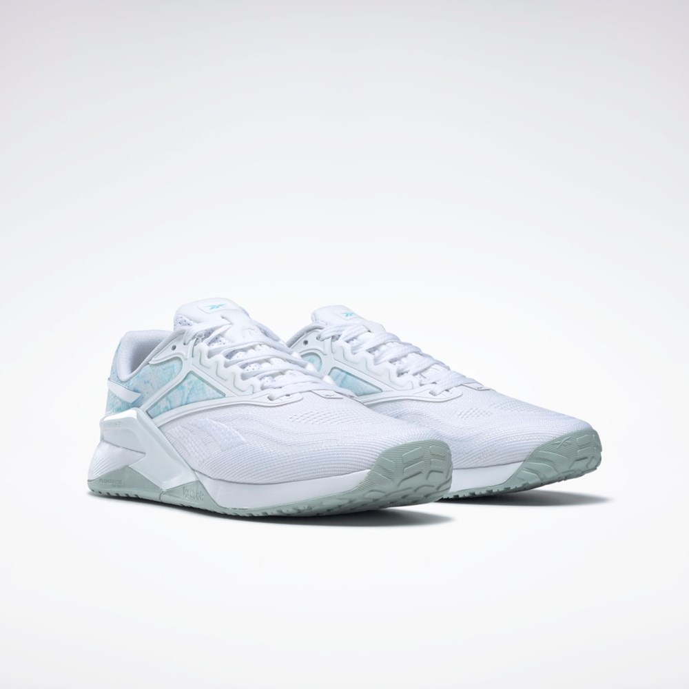 Reebok Nano X2 Tränings Shoes Vita Grå Mintgröna | OTEIR-7436