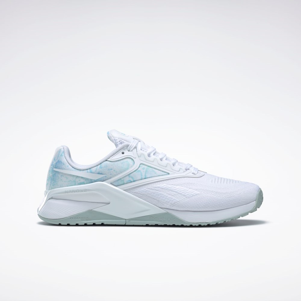 Reebok Nano X2 Tränings Shoes Vita Grå Mintgröna | XGPMZ-3780