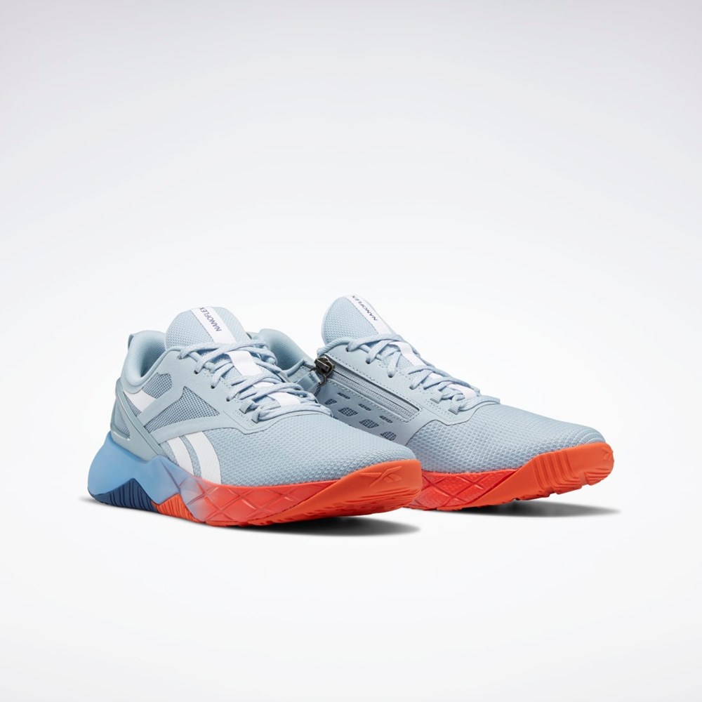 Reebok Nanoflex Parafit TR Shoes Grå Vita Blå | MOBEV-4325