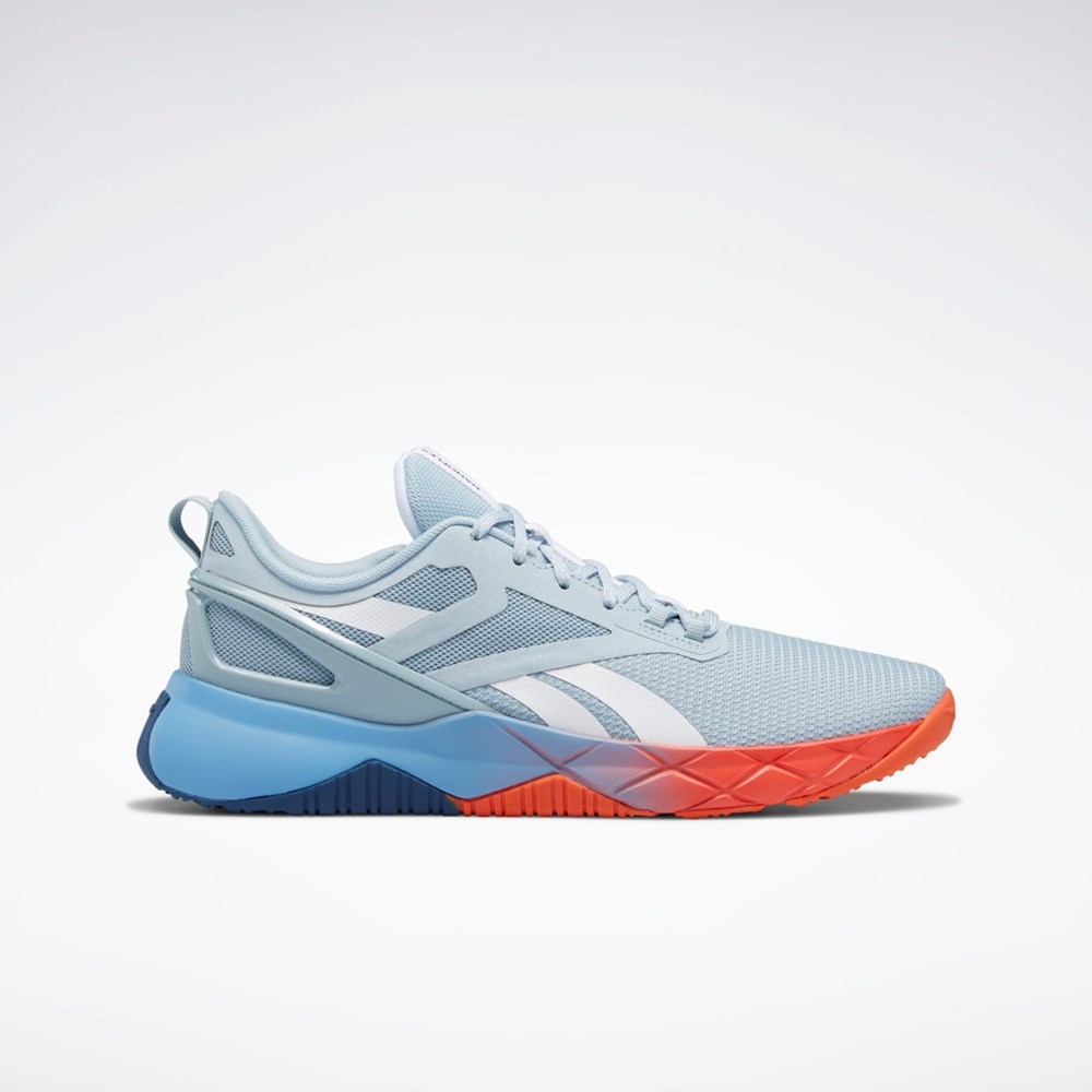 Reebok Nanoflex Parafit TR Shoes Grå Vita Blå | WZJGC-9542