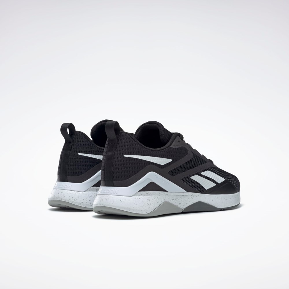 Reebok Nanoflex TR 2.0 Tränings Shoes Svarta Vita Grå | KSNYV-3921